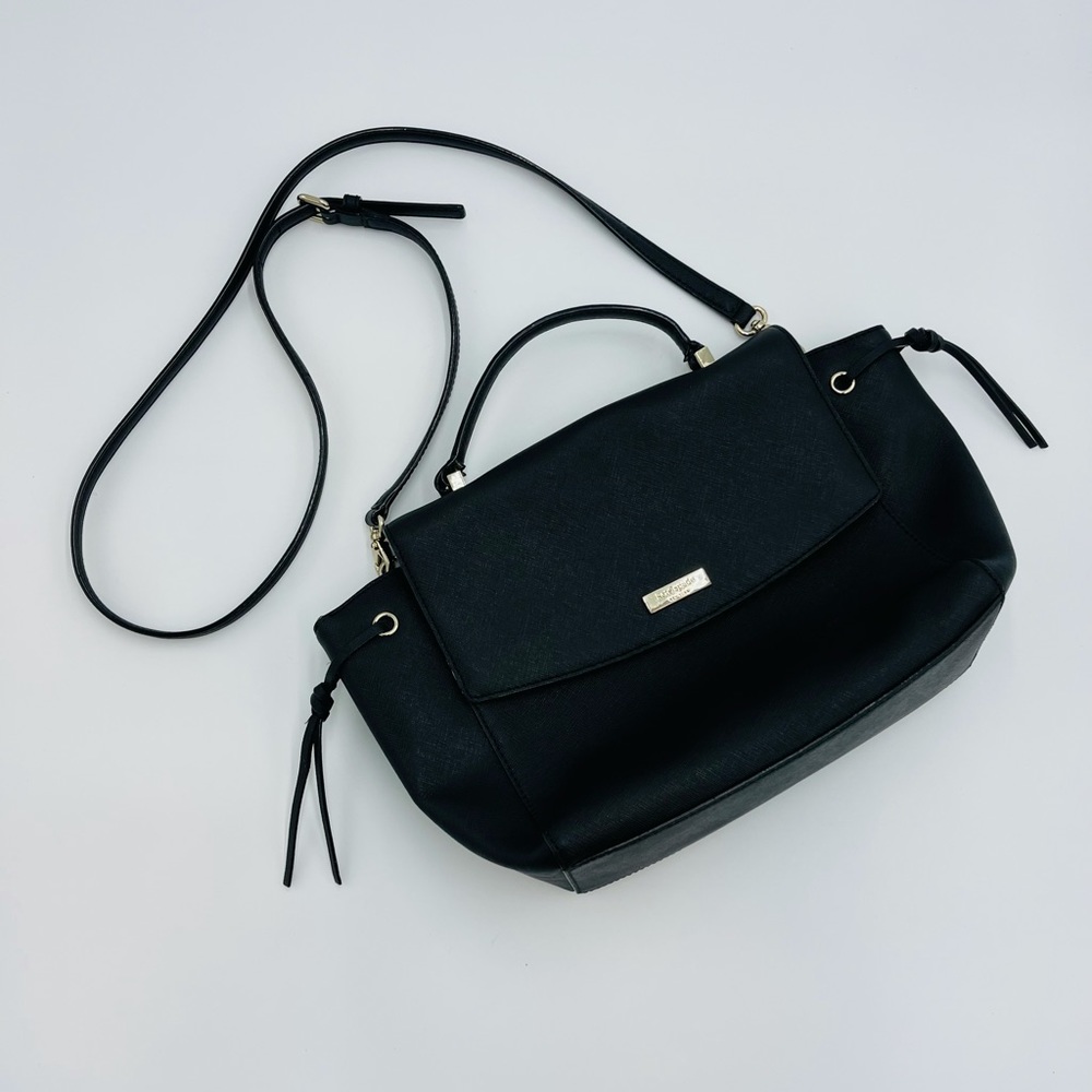 KATE SPADE BLACK CROSSBODY MEDIUM TOTE BAG - Picture 16 of 16